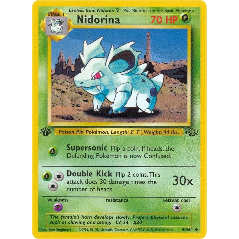 Image for Nidorina (40/64) (JU) - Pokemon