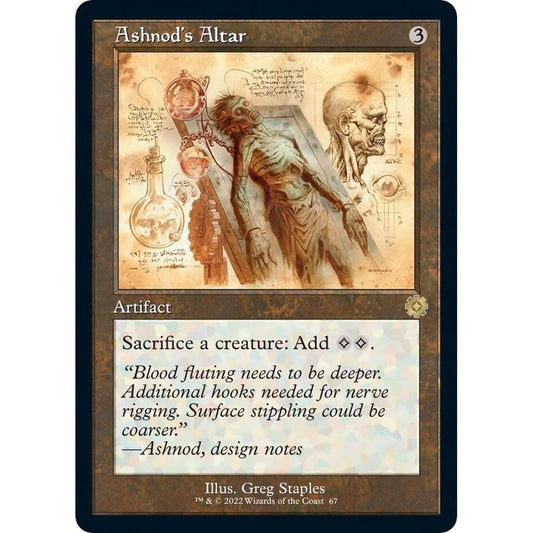 Image for Ashnod's Altar (Schematic) (67) (BRR) - Magic: The Gathering