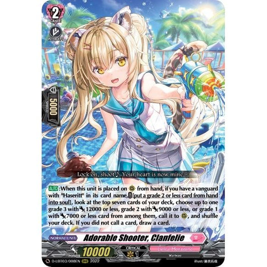 Image for Adorable Shooter, Clanfelie (D-LBT03/008EN) (D-LBT03) - Cardfight Vanguard