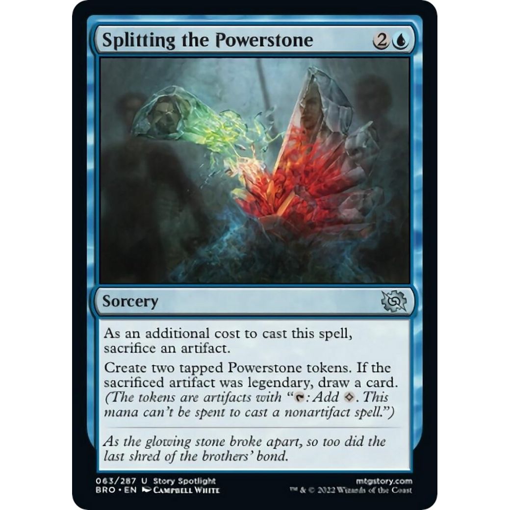 Image for Splitting the Powerstone (63) (BRO) - Magic: The Gathering