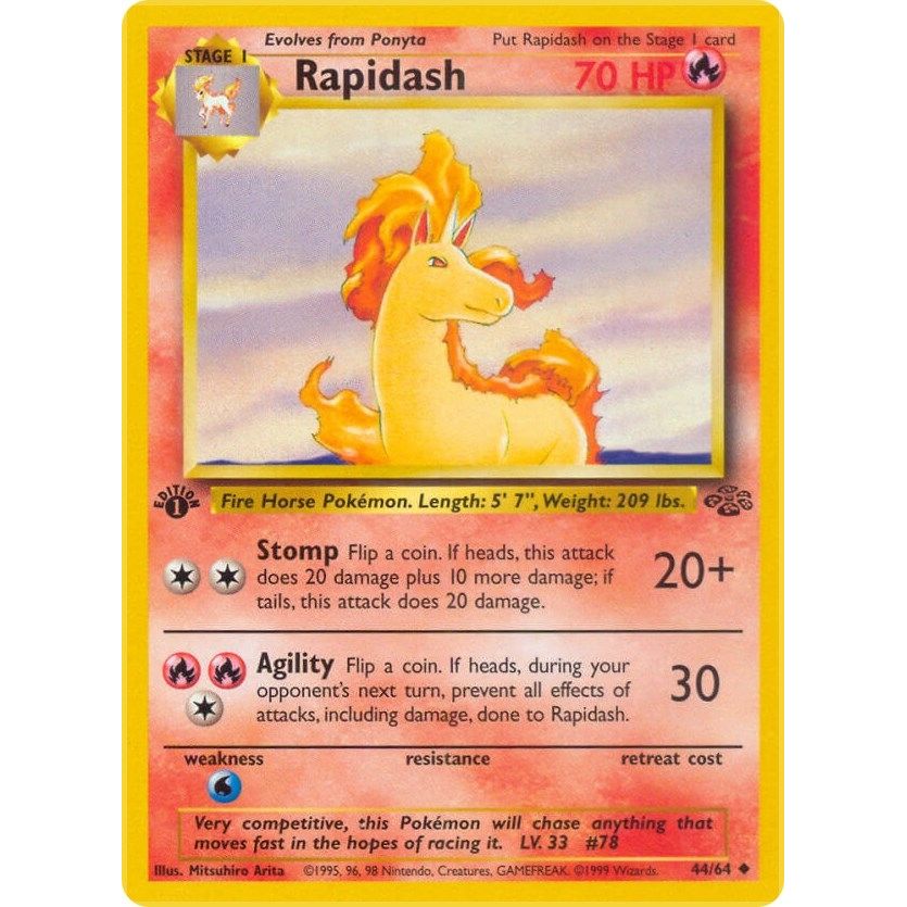 Image for Rapidash (44/64) (JU) - Pokemon