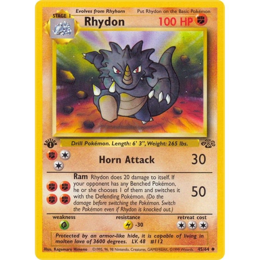Image for Rhydon (45/64) (JU) - Pokemon