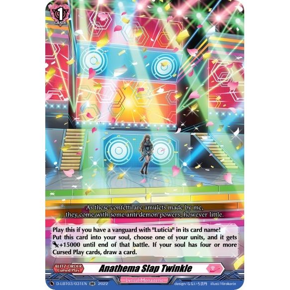 Image for Anathema Slap Twinkle (D-LBT03/031EN) (D-LBT03) - Cardfight Vanguard