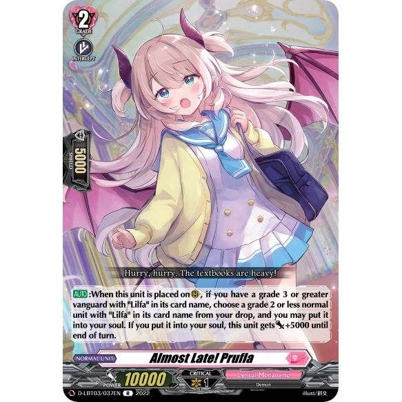 Image for Almost Late! Prufla (D-LBT03/037EN) (D-LBT03) - Cardfight Vanguard