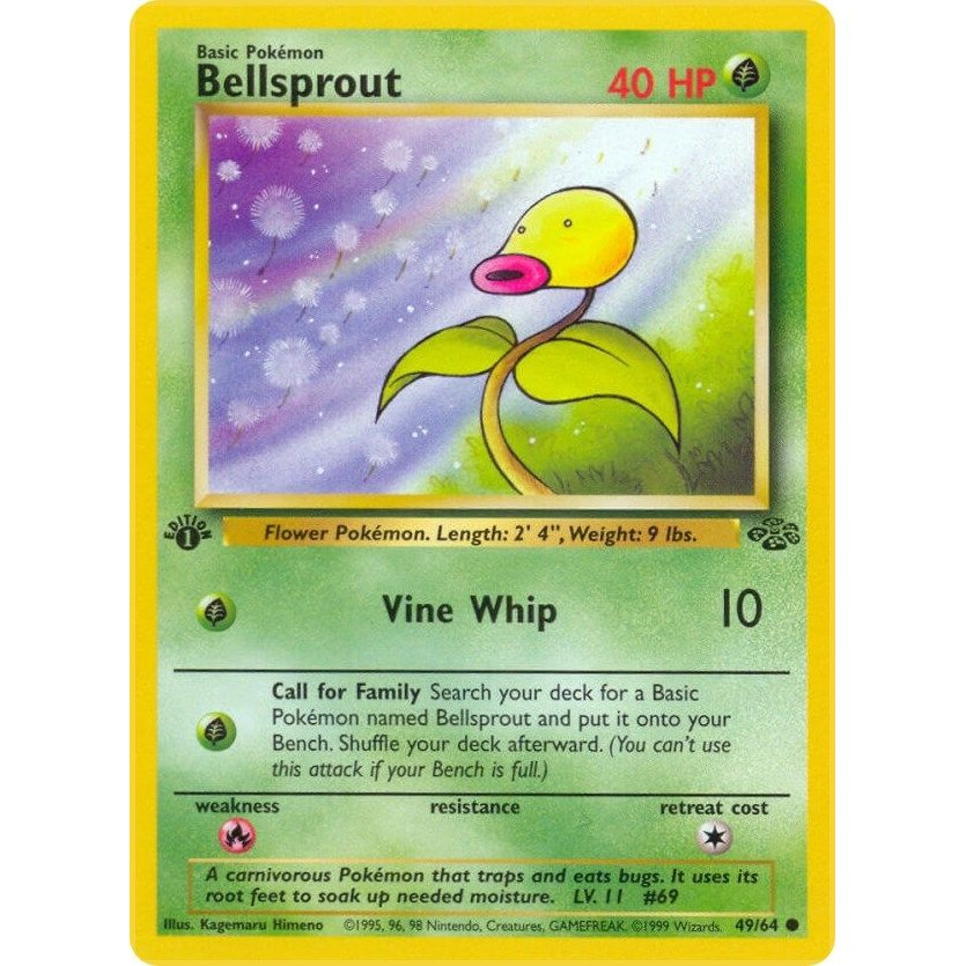 Image for Bellsprout (49/64) (JU) - Pokemon