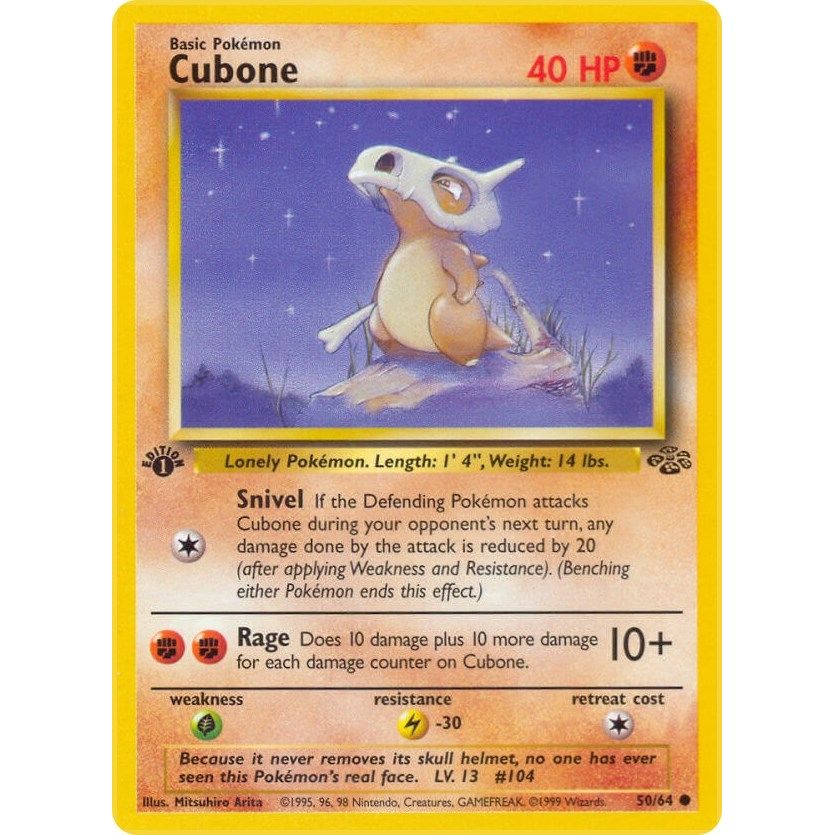 Image for Cubone (50/64) (JU) - Pokemon