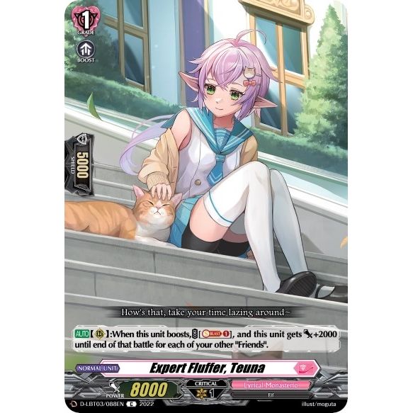 Image for Expert Fluffer, Teuna (D-LBT03/088EN) (D-LBT03) - Cardfight Vanguard
