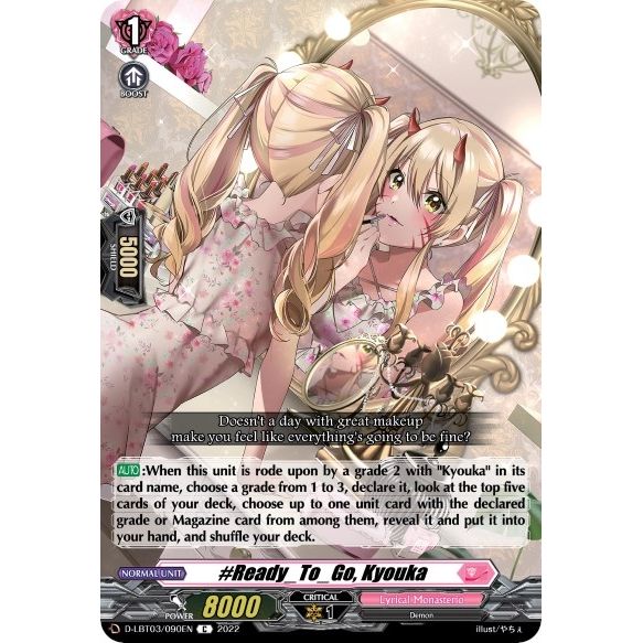 Image for #Ready_To_Go, Kyouka (D-LBT03/090EN) (D-LBT03) - Cardfight Vanguard