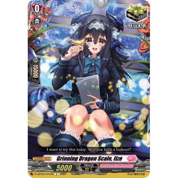 Image for Grinning Dragon Scale, Ilze (D-LBT03/101EN) (D-LBT03) - Cardfight Vanguard