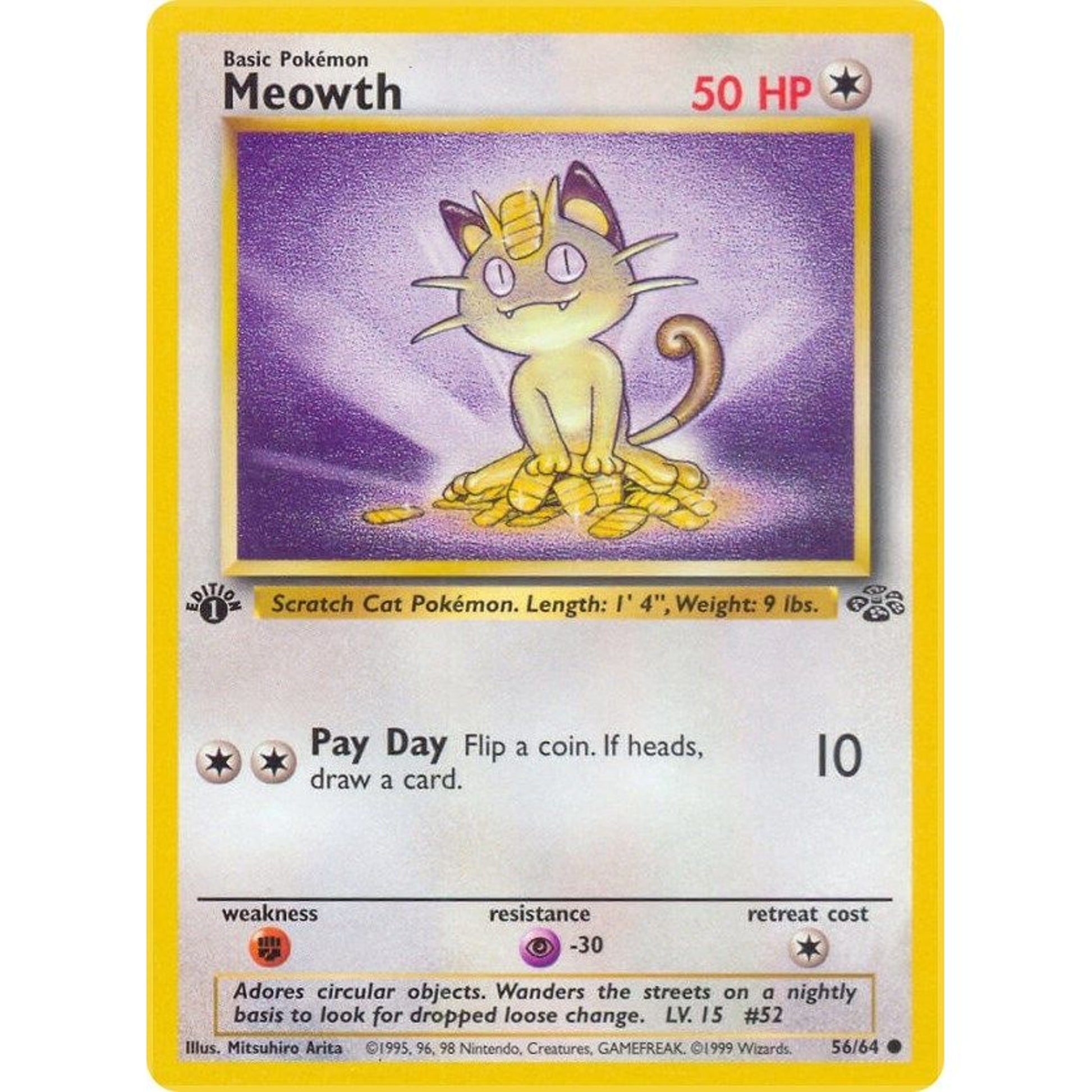 Image for Meowth (56/64) (JU) - Pokemon