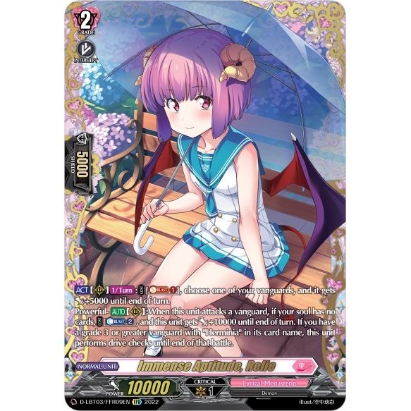 Image for Immense Aptitude, Relie (FFR) (D-LBT03/FFR09EN) (D-LBT03) - Cardfight Vanguard