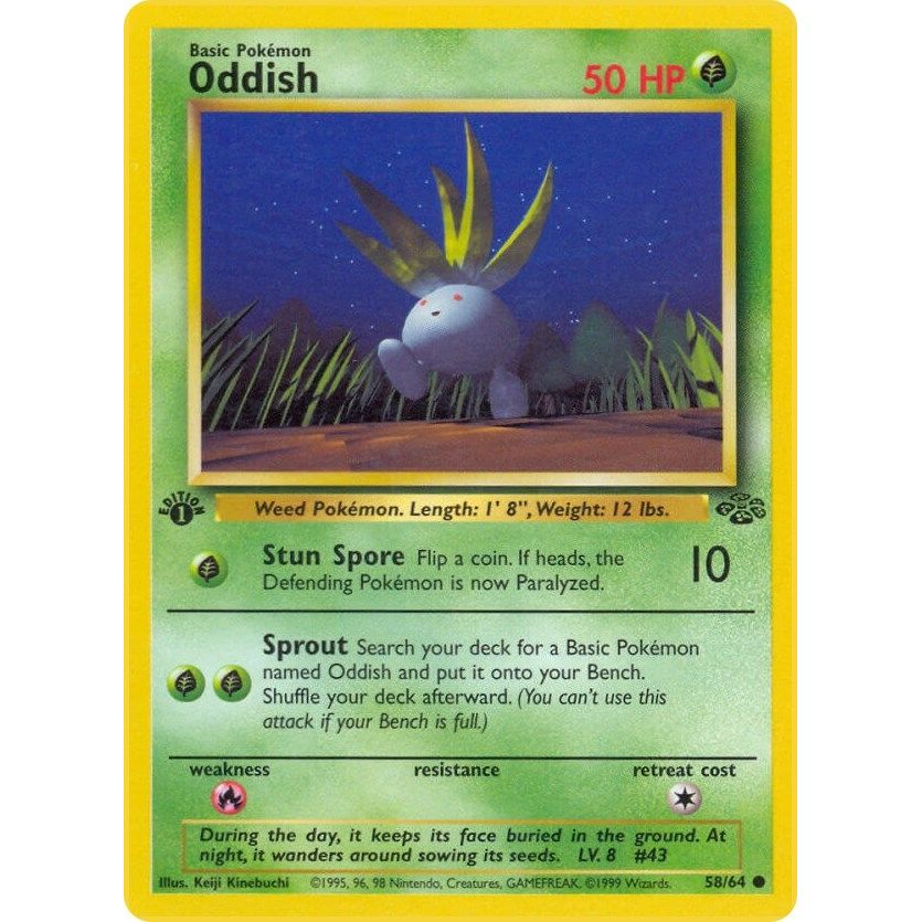 Image for Oddish (58/64) (JU) - Pokemon