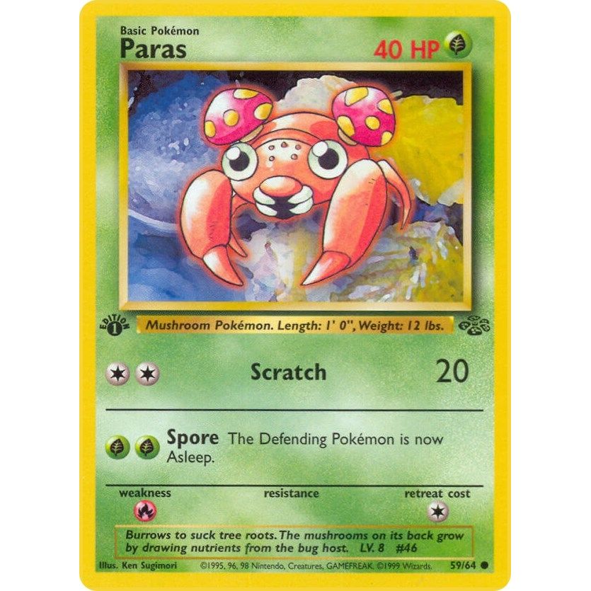 Image for Paras (59/64) (JU) - Pokemon