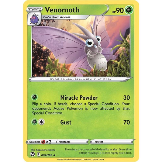 Image for Venomoth (002/195) (SWSH12) - Pokemon