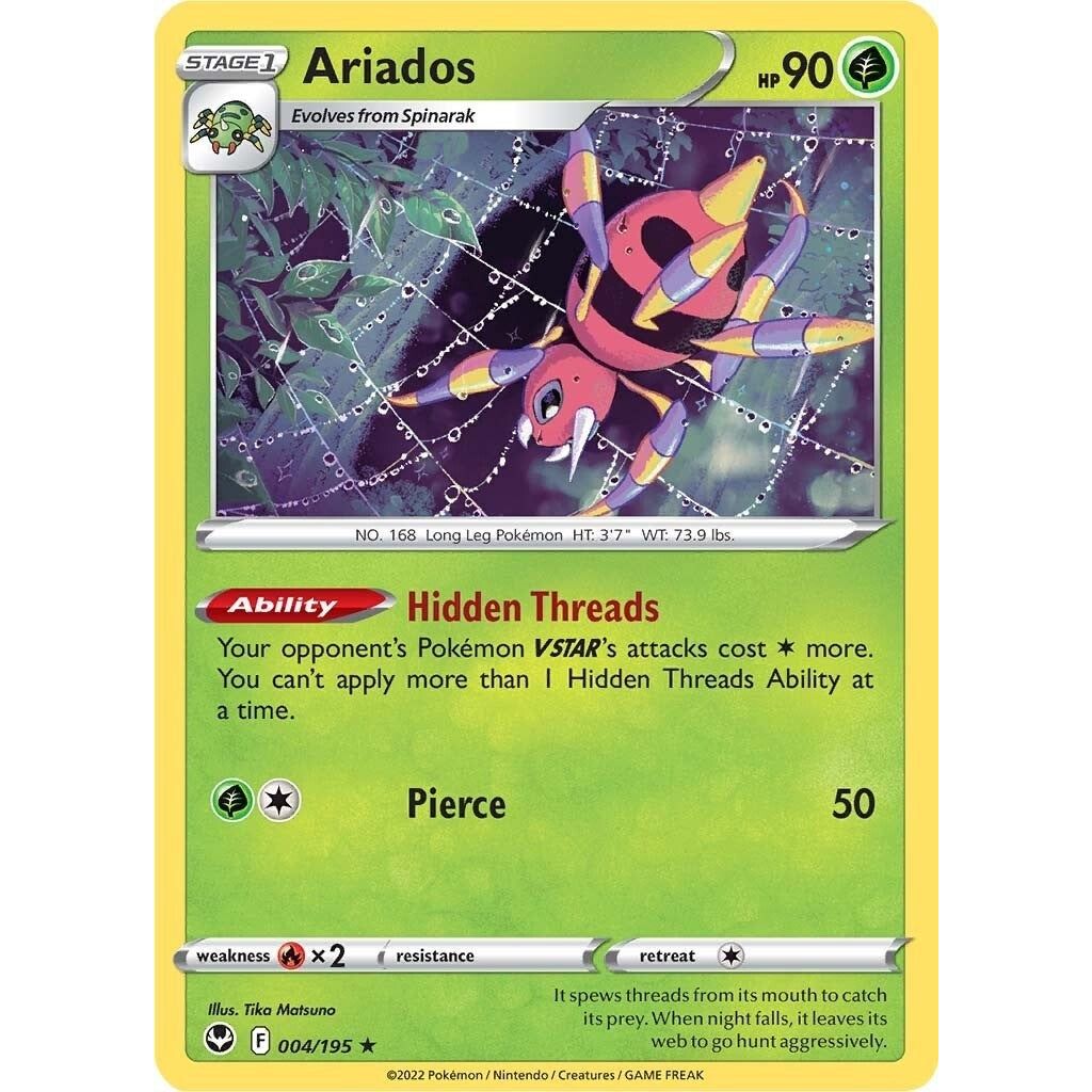 Image for Ariados (004/195) (SWSH12) - Pokemon