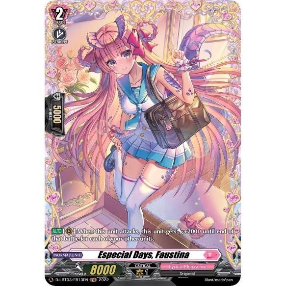 Image for Especial Days, Faustina (FR) (D-LBT03/FR13EN) (D-LBT03) - Cardfight Vanguard
