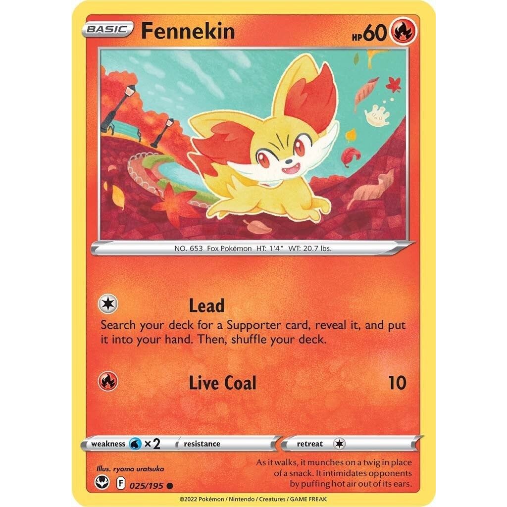 Image for Fennekin (025/195) (SWSH12) - Pokemon