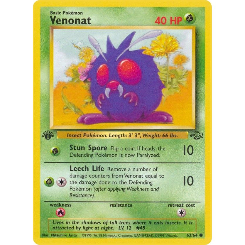 Image for Venonat (63/64) (JU) - Pokemon