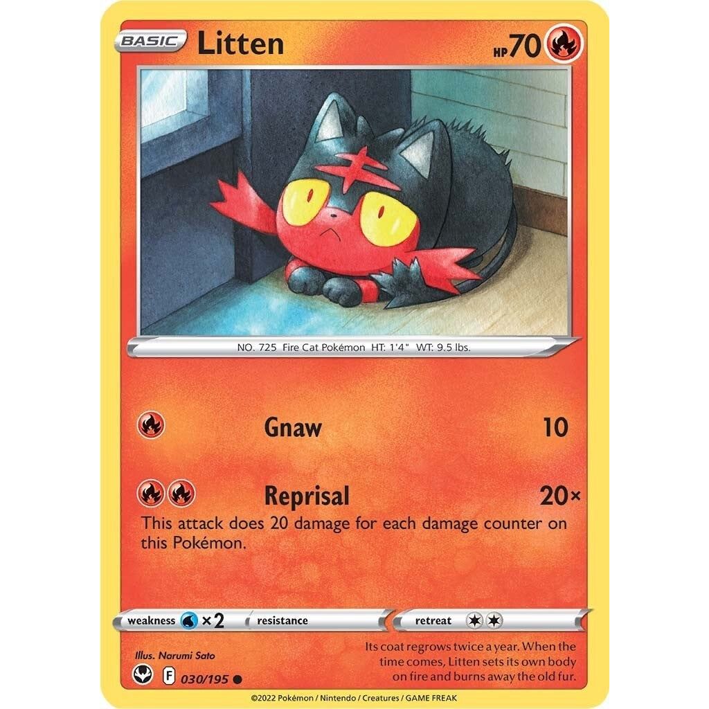 Image for Litten (030/195) (SWSH12) - Pokemon