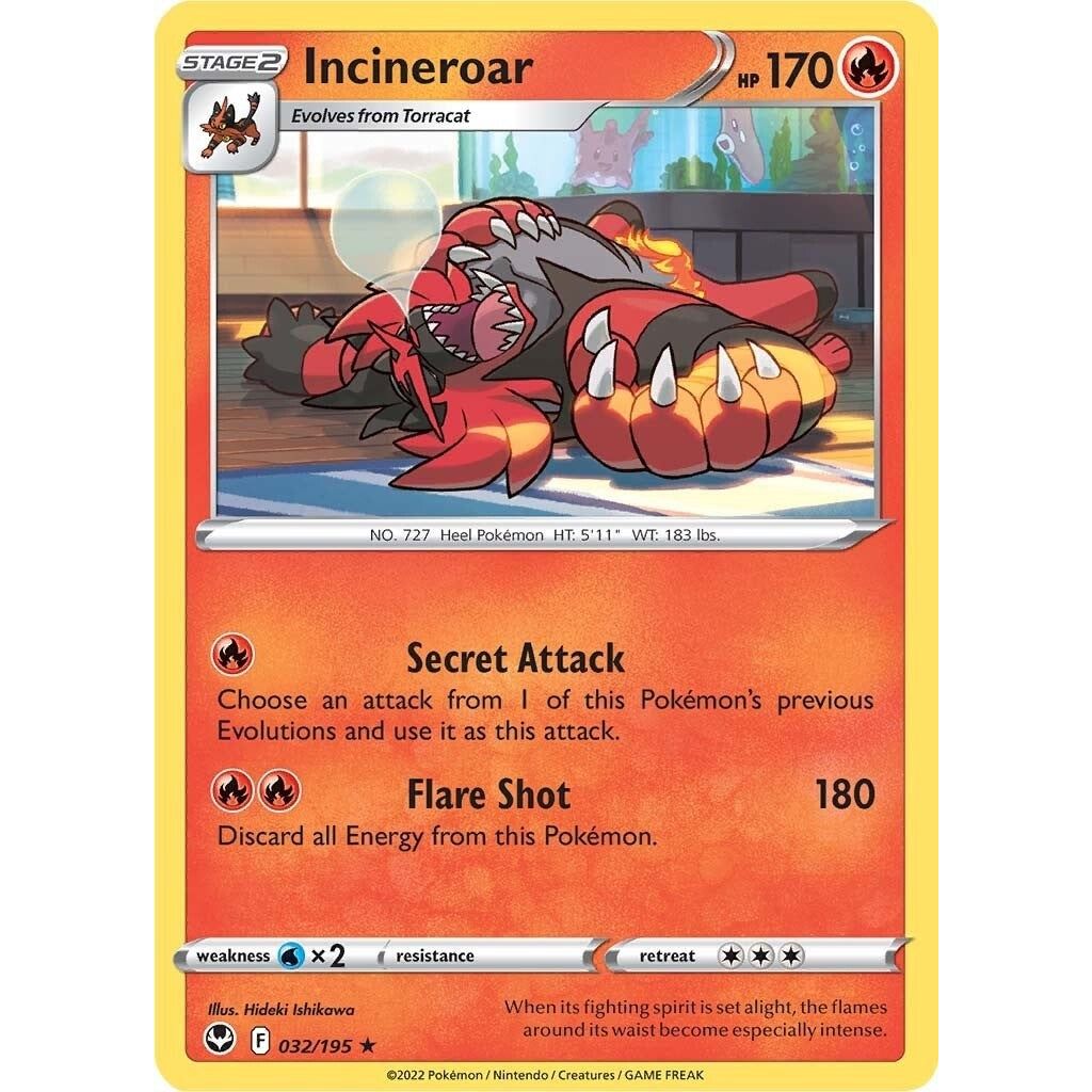 Image for Incineroar (032/195) (SWSH12) - Pokemon