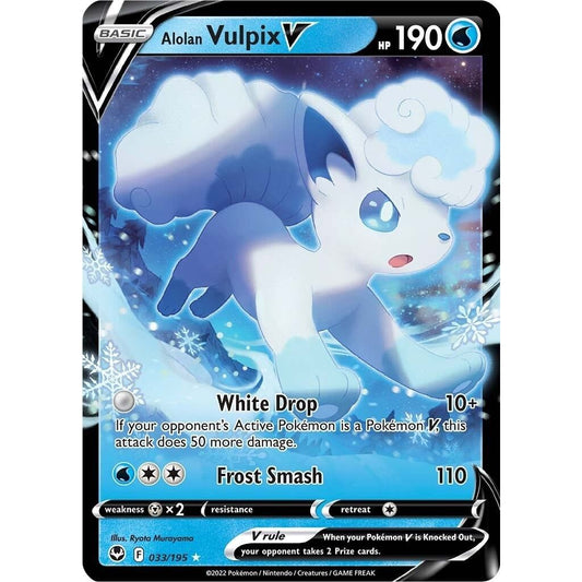 Image for Alolan Vulpix V (033/195) (SWSH12) - Pokemon