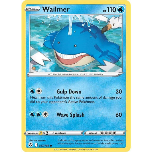 Image for Wailmer (037/195) (SWSH12) - Pokemon