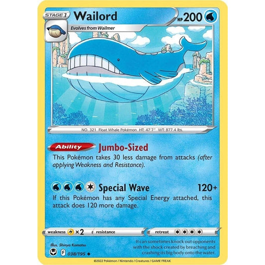 Image for Wailord (038/195) (SWSH12) - Pokemon