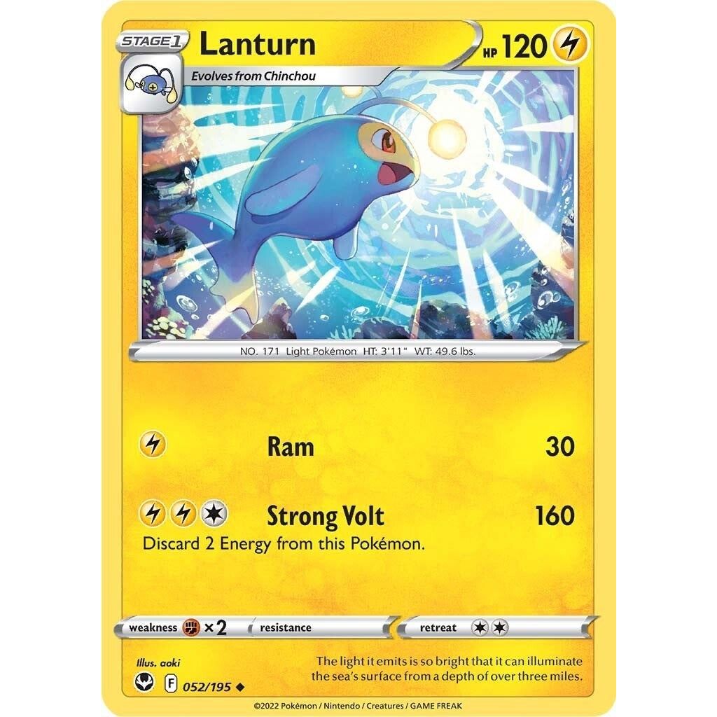 Image for Lanturn (052/195) (SWSH12) - Pokemon