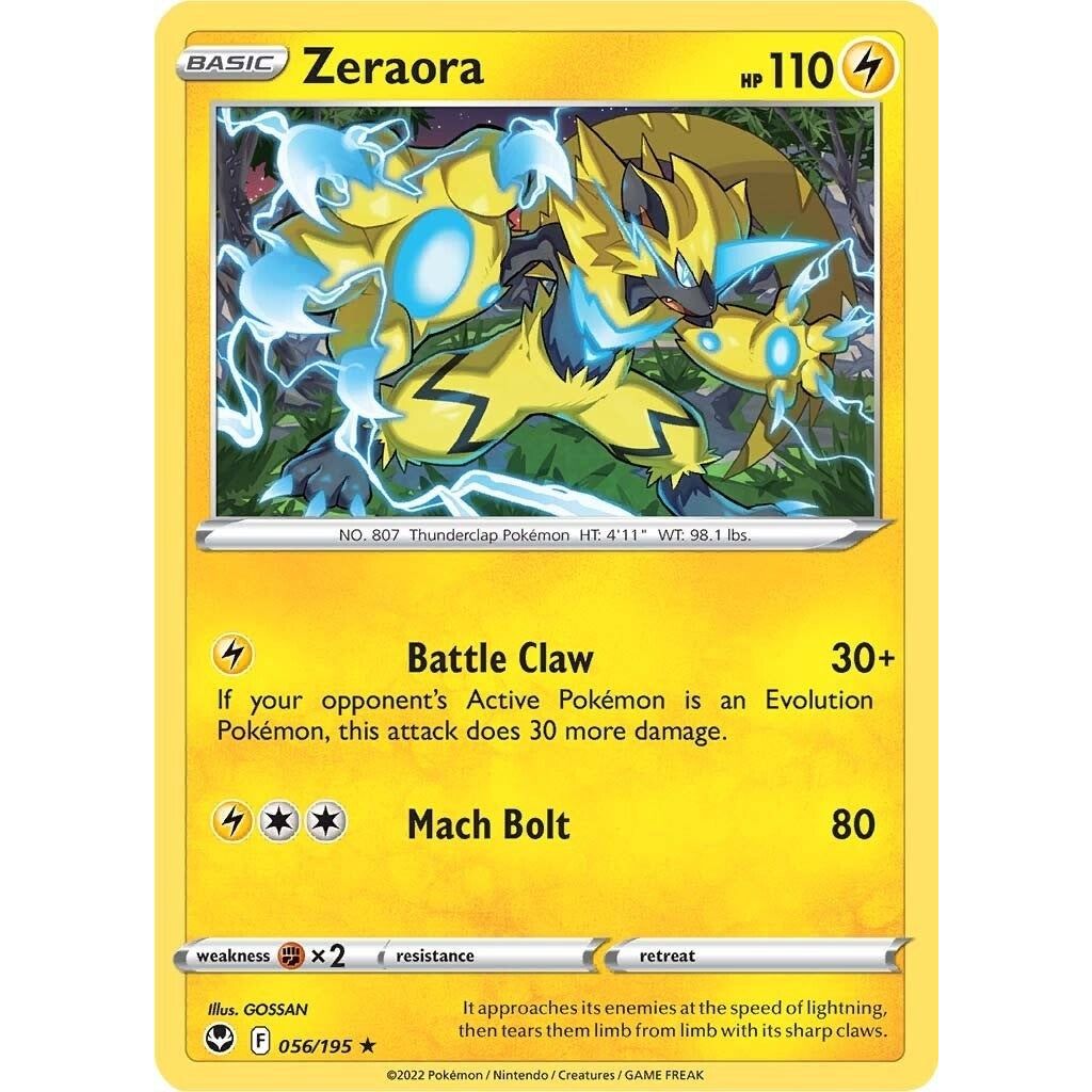 Image for Zeraora (056/195) (SWSH12) - Pokemon