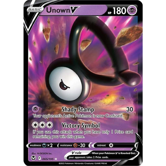 Image for Unown V (065/195) (SWSH12) - Pokemon