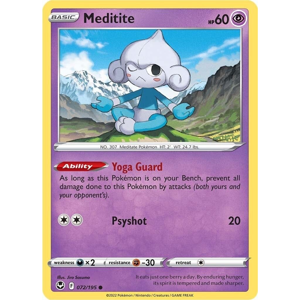 Image for Meditite (072/195) (SWSH12) - Pokemon