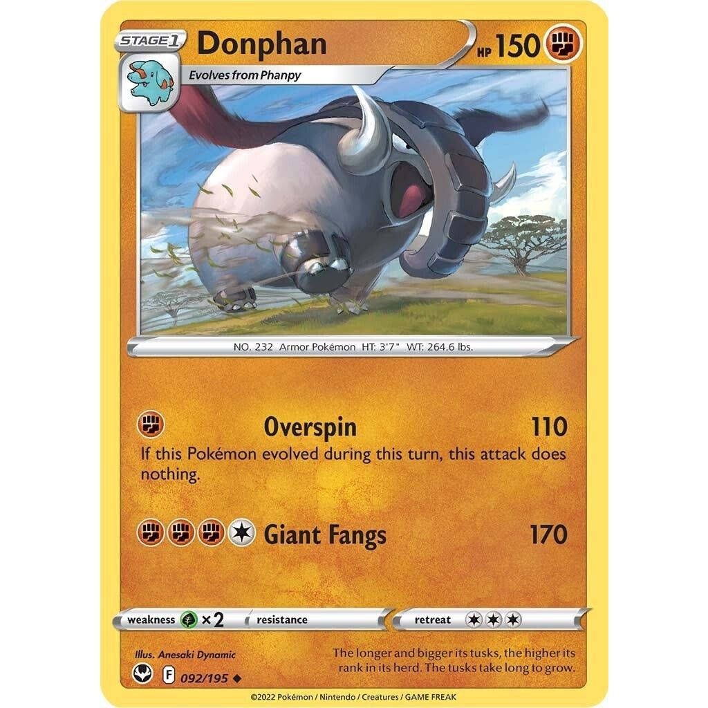 Image for Donphan (092/195) (SWSH12) - Pokemon