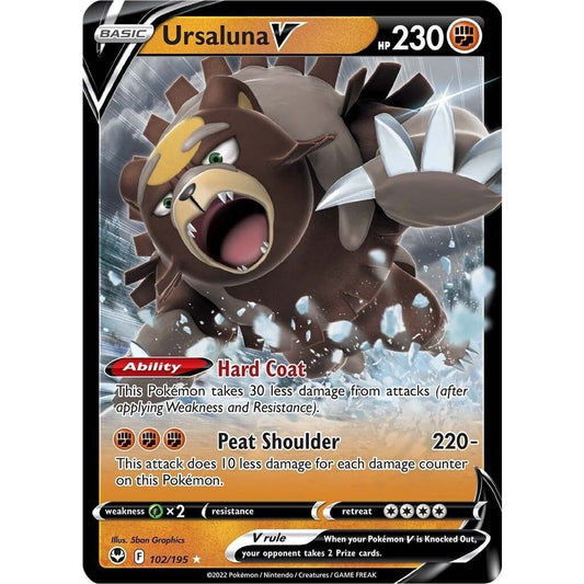 Image for Ursaluna V (102/195) (SWSH12) - Pokemon