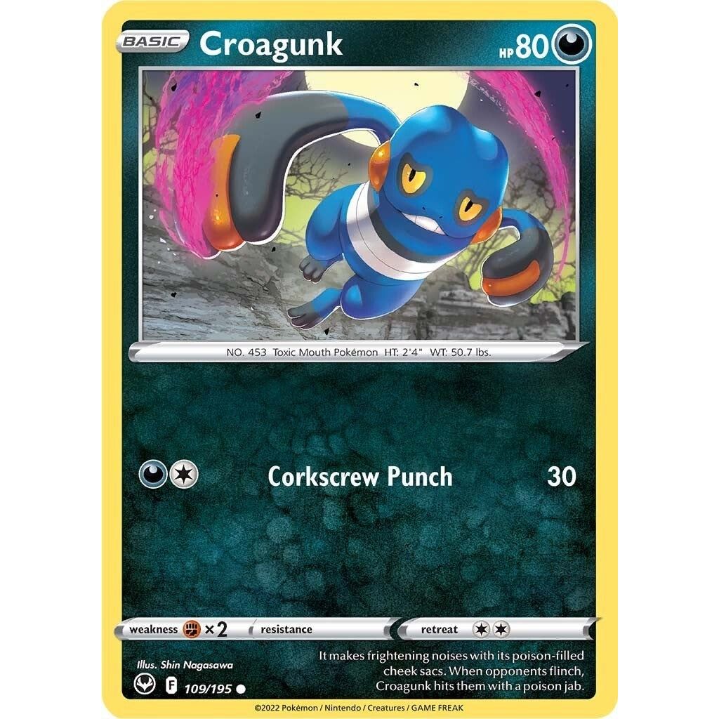 Image for Croagunk (109/195) (SWSH12) - Pokemon
