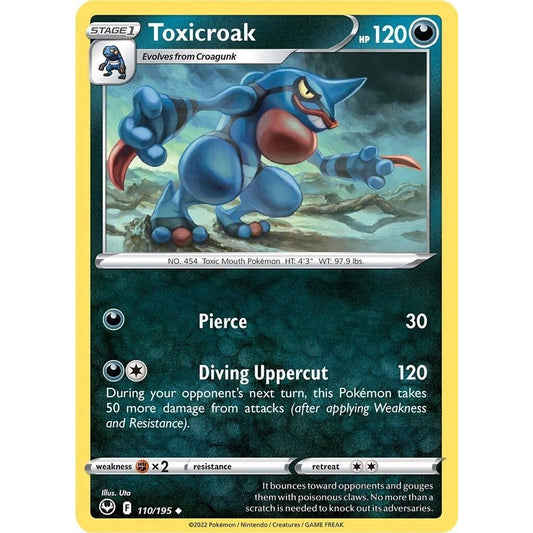 Image for Toxicroak (110/195) (SWSH12) - Pokemon