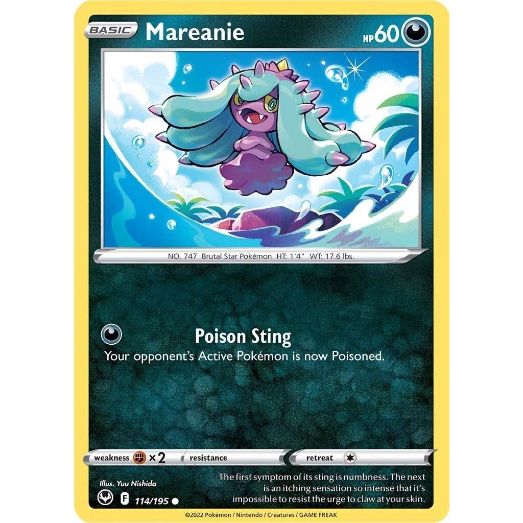 Image for Mareanie (114/195) (SWSH12) - Pokemon