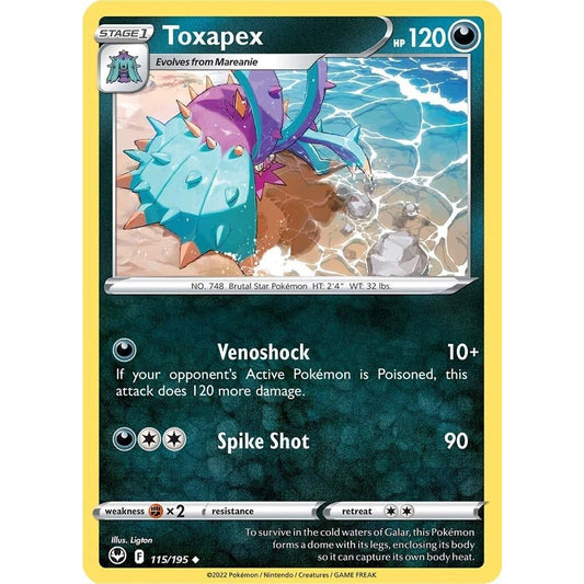 Image for Toxapex (115/195) (SWSH12) - Pokemon