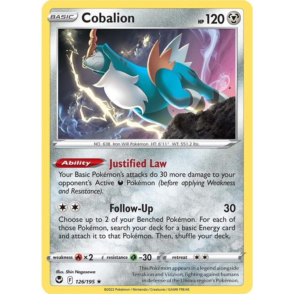 Image for Cobalion (126/195) (SWSH12) - Pokemon