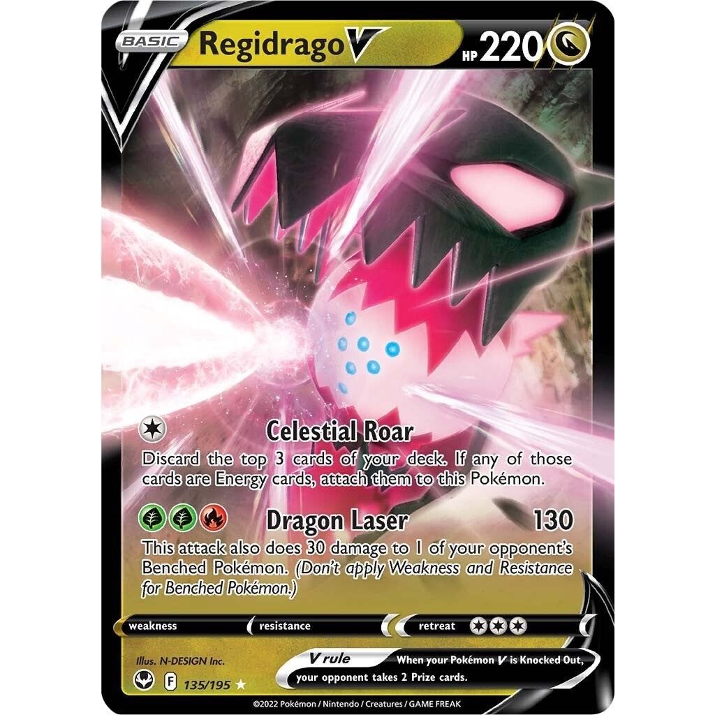 Image for Regidrago V (135/195) (SWSH12) - Pokemon