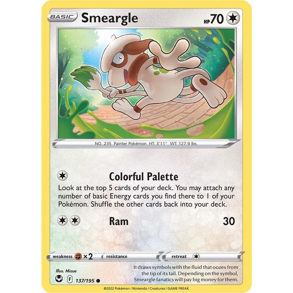 Image for Smeargle (137/195) (SWSH12) - Pokemon