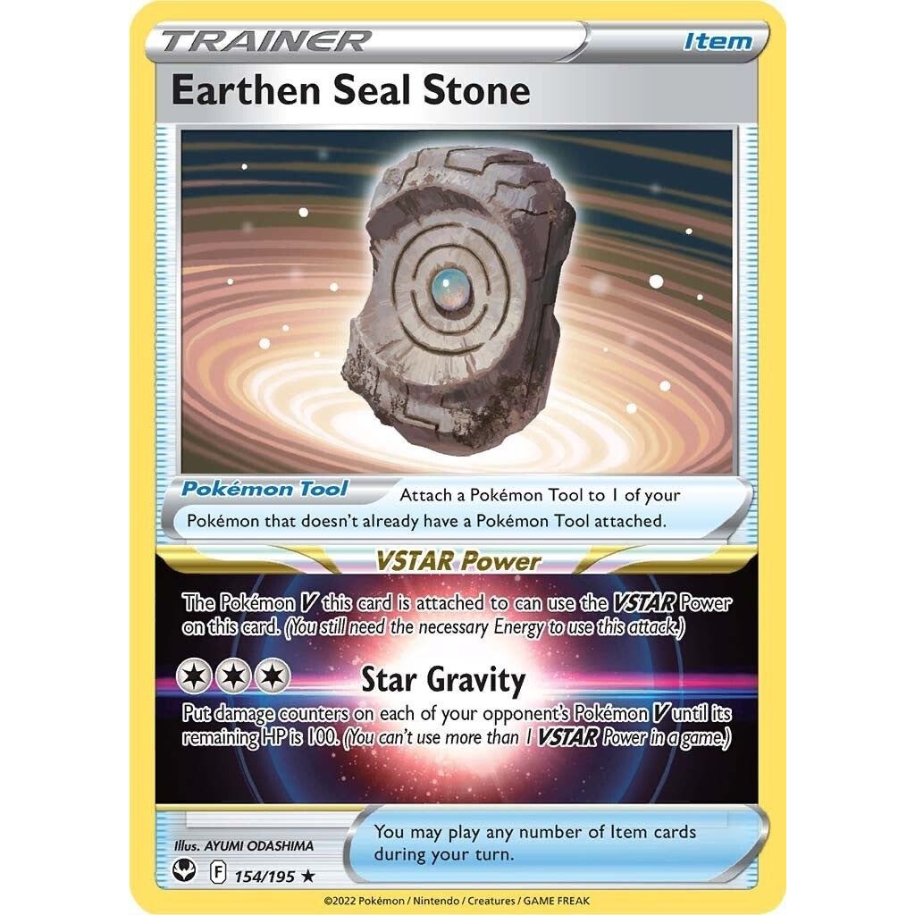 Image for Earthen Seal Stone (154/195) (SWSH12) - Pokemon