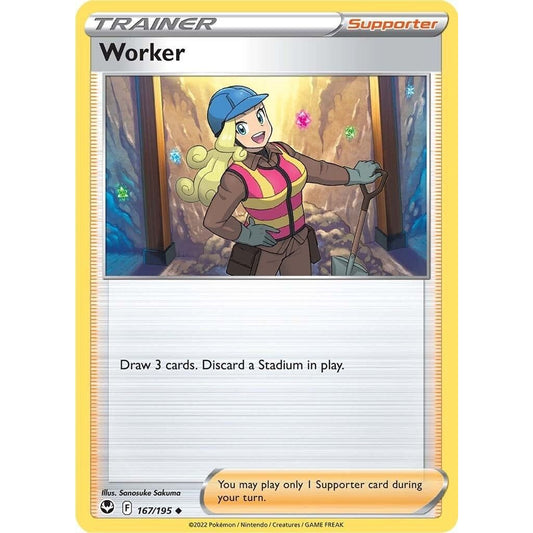 Image for Worker (167/195) (SWSH12) - Pokemon