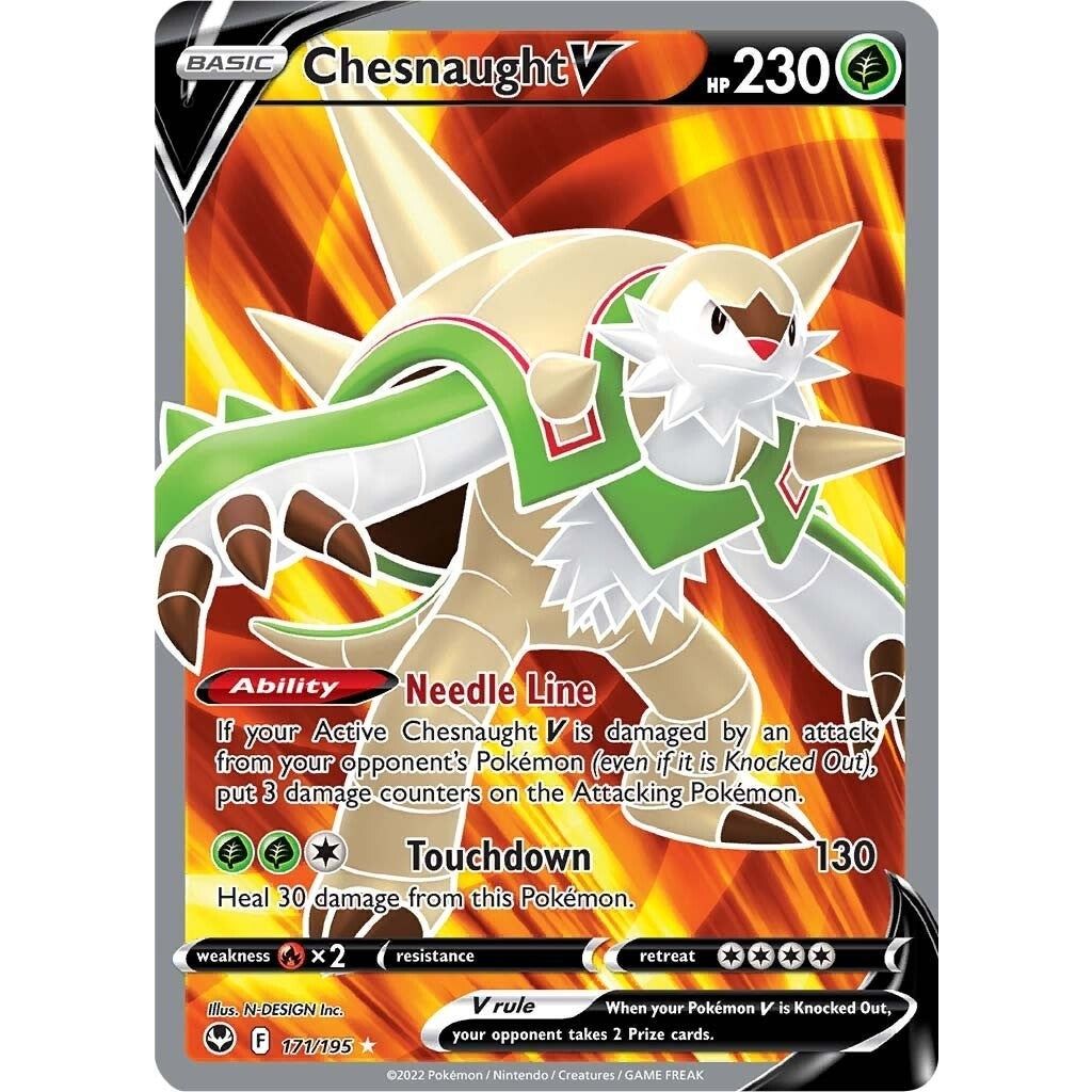 Image for Chesnaught V (Full Art) (171/195) (SWSH12) - Pokemon