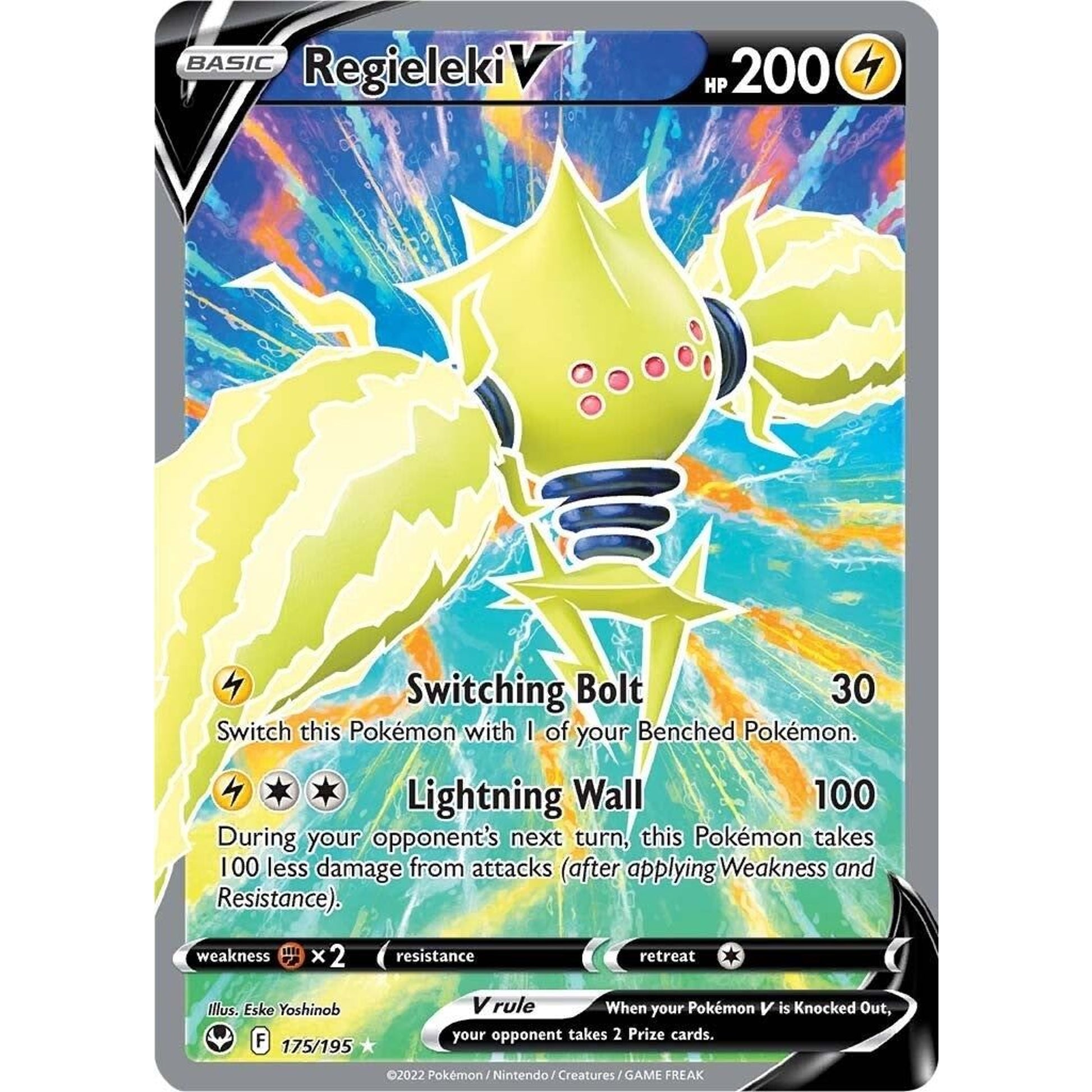 Image for Regieleki V (Full Art) (175/195) (SWSH12) - Pokemon