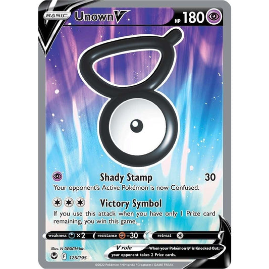 Image for Unown V (Full Art) (176/195) (SWSH12) - Pokemon
