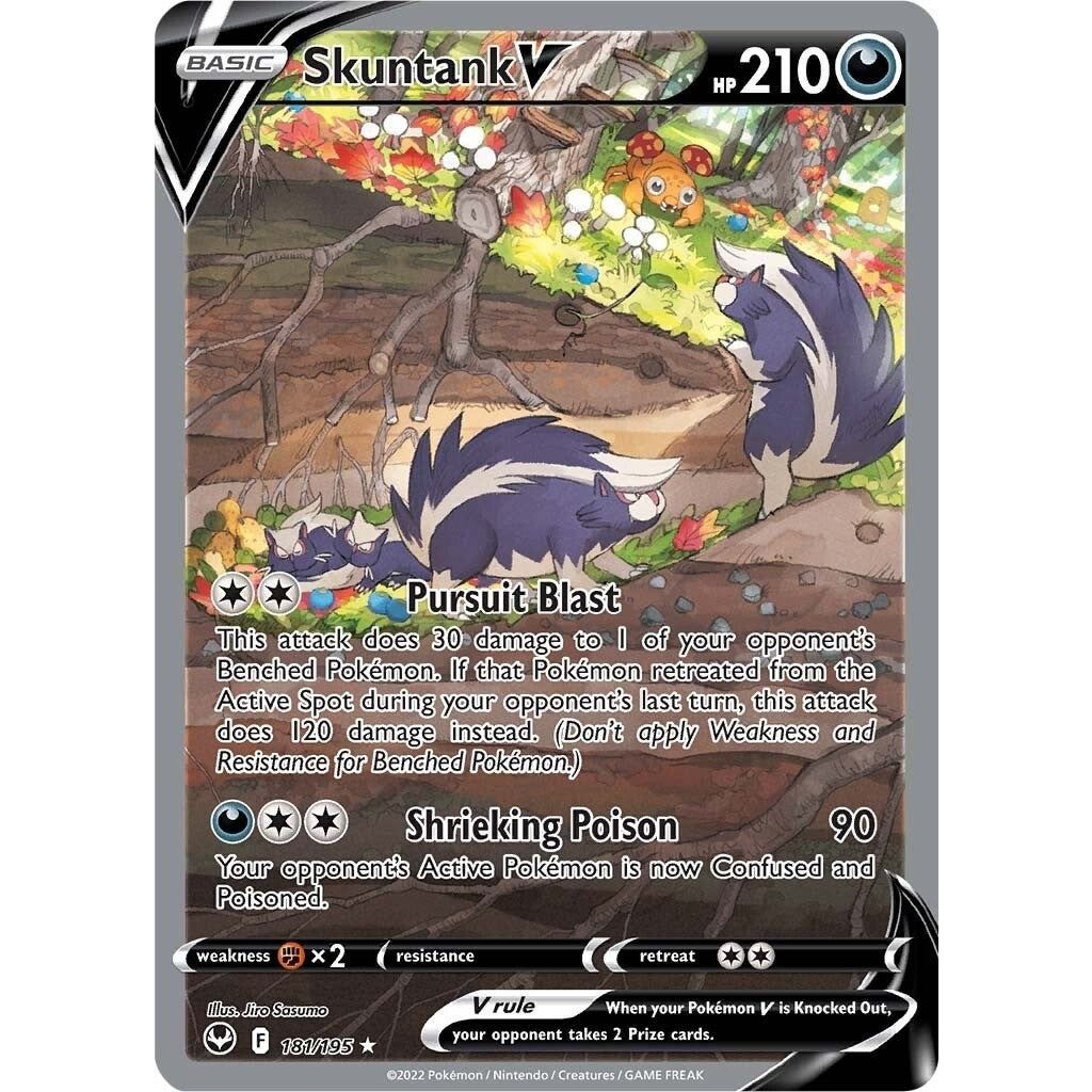 Image for Skuntank V (Alternate Full Art) (181/195) (SWSH12) - Pokemon