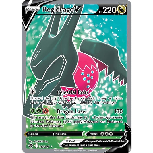 Image for Regidrago V (Full Art) (183/195) (SWSH12) - Pokemon
