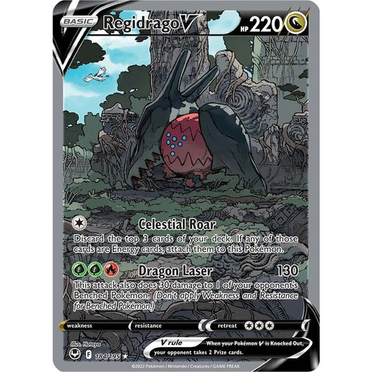 Image for Regidrago V (Alternate Full Art) (184/195) (SWSH12) - Pokemon