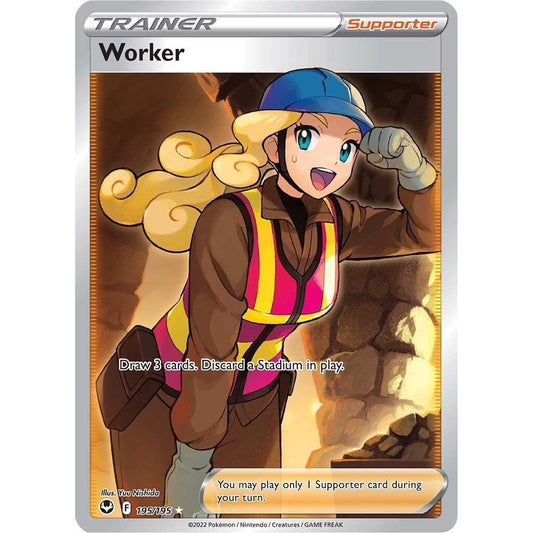 Image for Worker (Full Art) (195/195) (SWSH12) - Pokemon