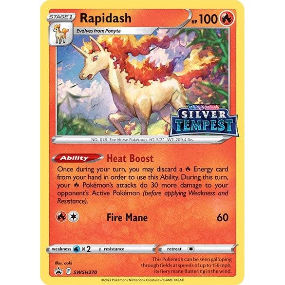 Image for Rapidash - SWSH270 (Prerelease) (SWSH270) (SWSD) - Pokemon